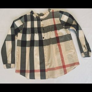 Girls Burberry Blouse